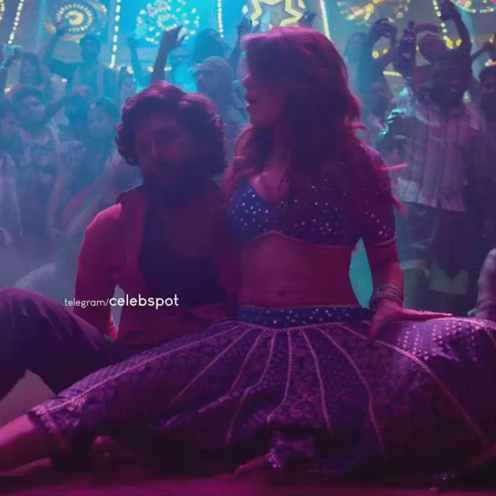 Celebrity Cleavage Indian gif