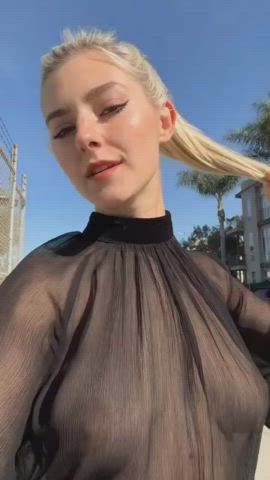 Blonde Goes for a Walk