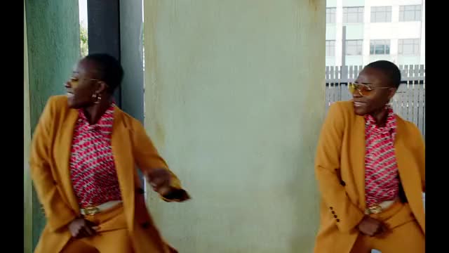 Chaka Khan - Like Sugar (Official Video) orange suit loop