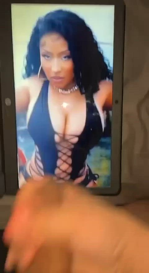 ass big tits cumshot nicki minaj gif