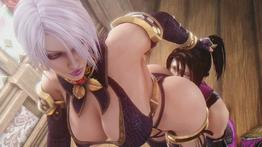 big tits rimjob rimming gif