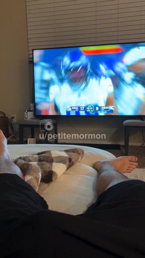 He wanted to watch football but I had other plans