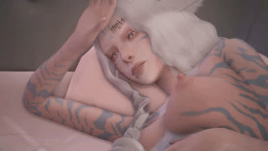 Bed Sex Boobs Couple gif
