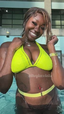ebony flashing pool gif