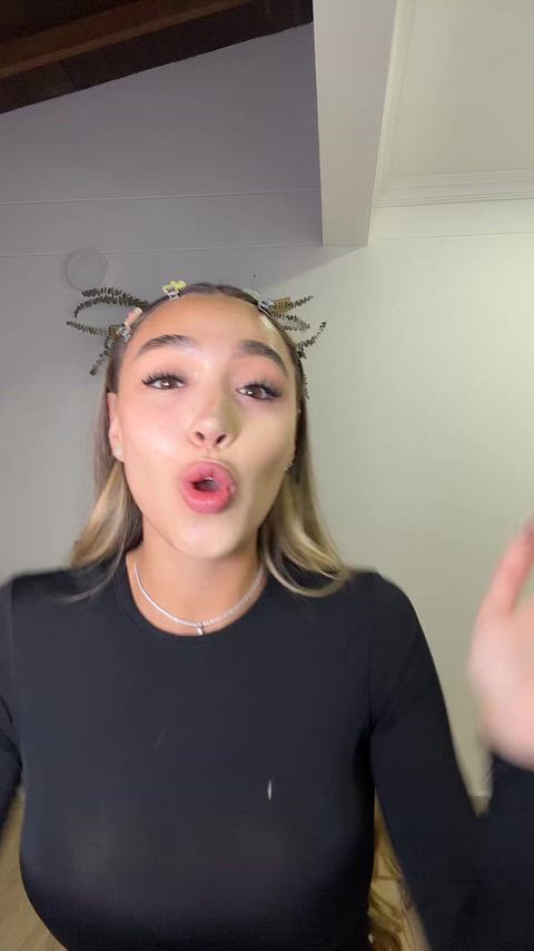 braless latina see through clothing tiktok tik-tok gif