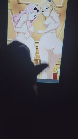 I couldn't decide on whether I should cum on Chika or Hayasaka next, so why not both