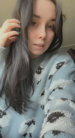 Cute Solo Tits gif