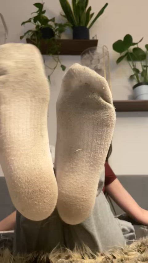 They’ve been worn for a while 🦶🏻😈