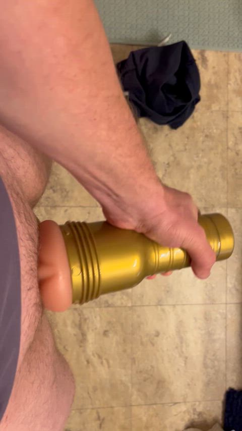 amateur big dick cock fleshlight homemade masturbating solo teen gif