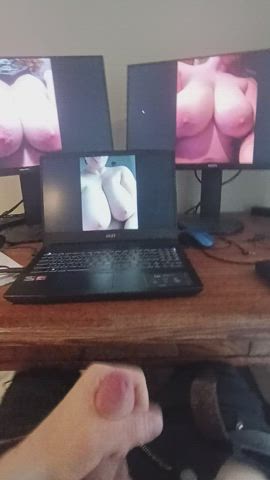 big tits jerk off tribute gif