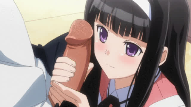 Animation Anime Handjob Hentai gif