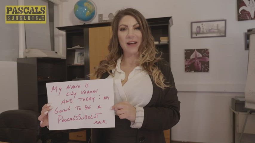SubSlut Of The Week: Italian business MILF Lily Veroni hails from the tourism and