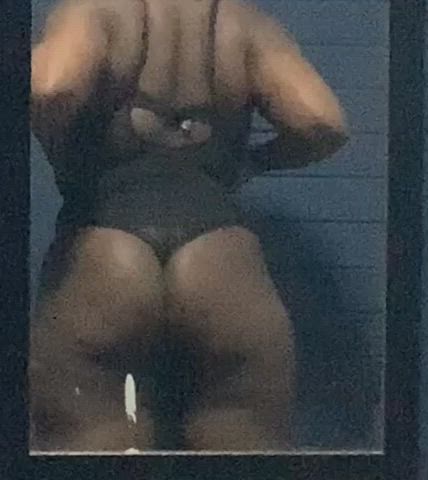 Ebony Lingerie Spanking gif
