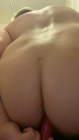 First time posting, using my GFs dildo
