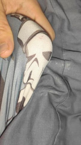 penis precum underwear cock gif