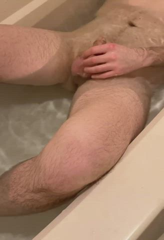 Playing with my big balls in the bath