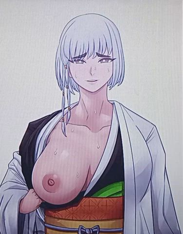 Cum On Tits Hentai Tribute gif