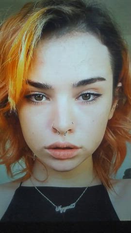 celebrity cum cumshot facial gamer girl tiktok tribute gif