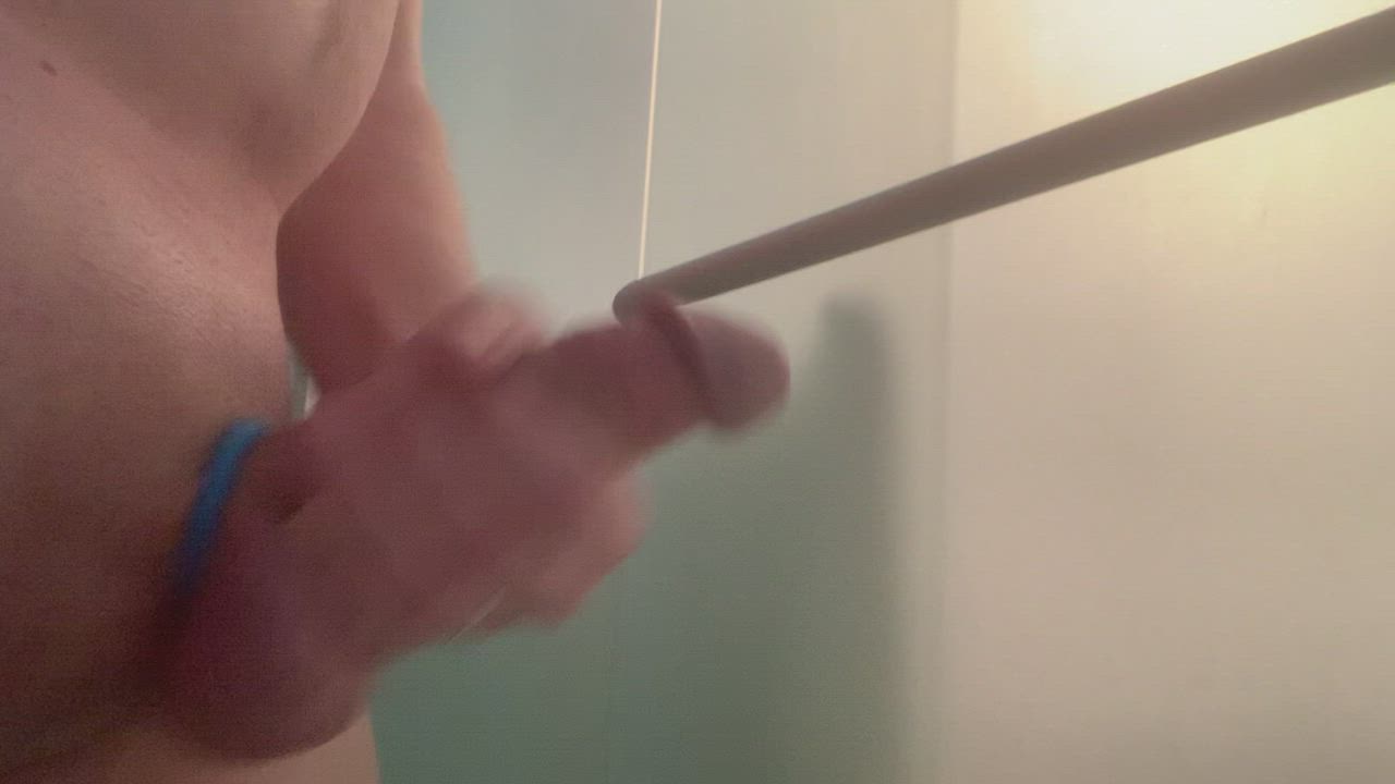 I love a cockring that’s just a little too tight. Push that pain/pleasure threshold.