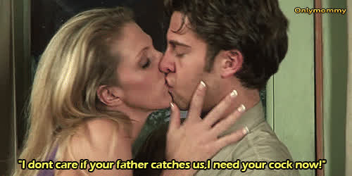 caption kissing mom passionate son gif