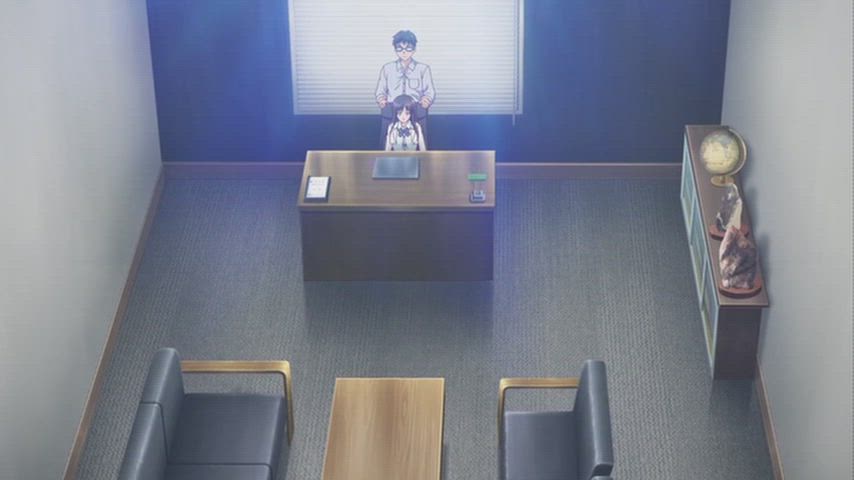 anime boss hentai office animated-sex hanime gif