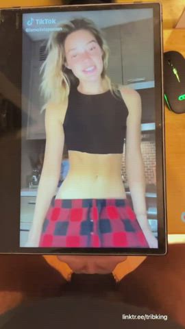 blonde fleshlight tiktok tribute gif