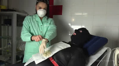 Medical Fetish Mistress Smother gif