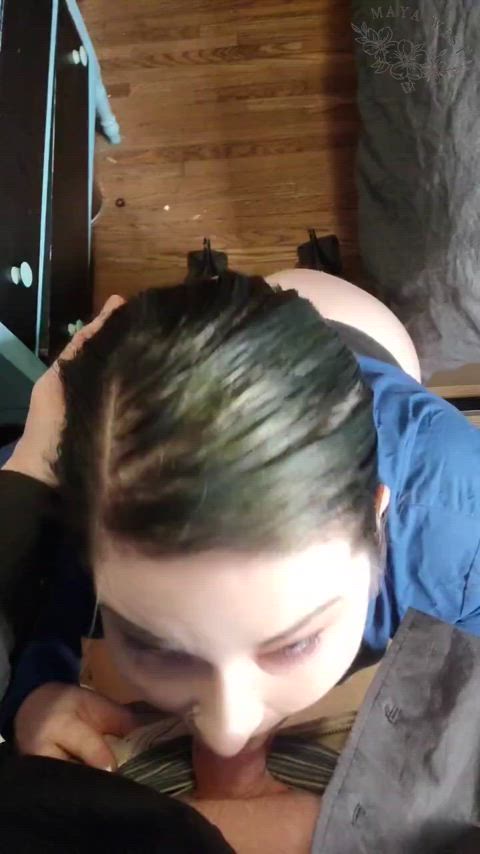 amateur big dick blowjob brunette fansly forced milf onlyfans secretary gif