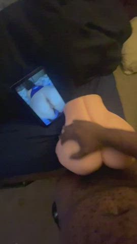ass ass spread asshole bbc big ass big dick interracial pawg tribute gif