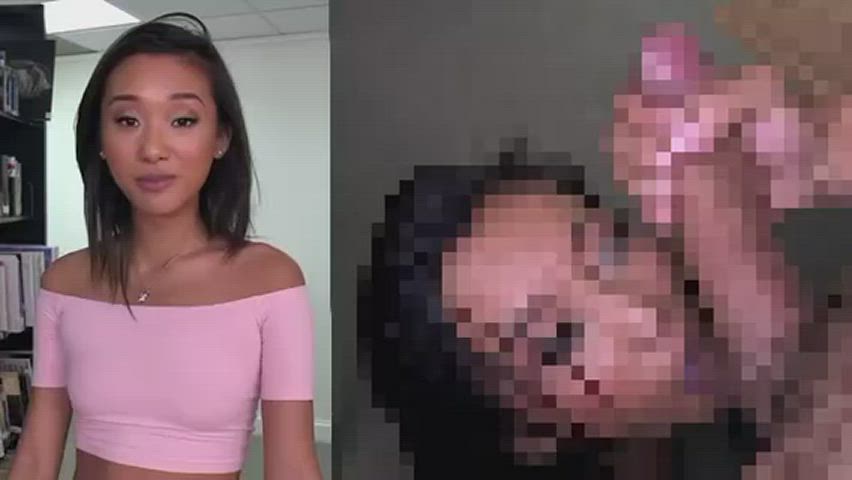 Facial for Asian teen