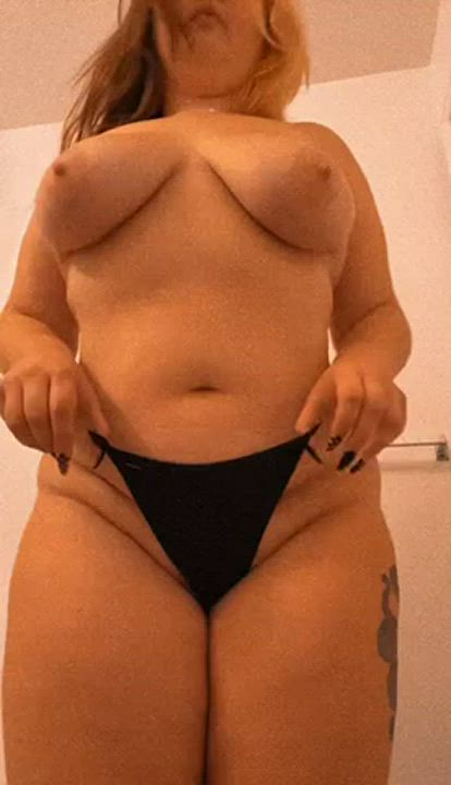 BBW Chubby Tease gif