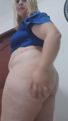 ass bbw big ass big tits spanking gif