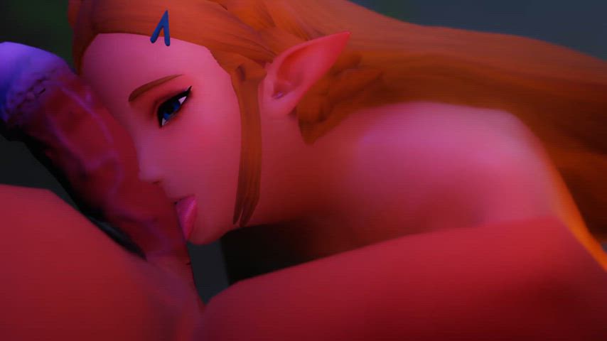 monster princess zelda reverse cowgirl gif