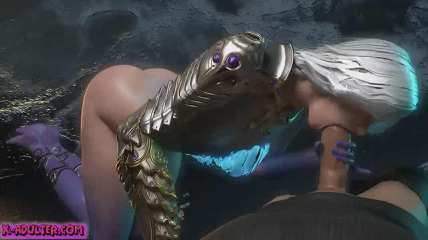 3d animation anime cartoon facial futanari rule34 tiny gif