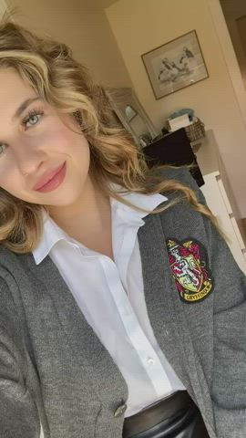 blonde close up pussy pussy lips skirt gif