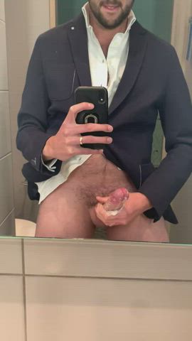 cock rubbing soapy gif