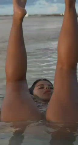 beach latina public gif
