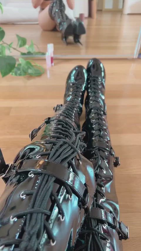 amateur asian domination dominatrix femdom nsfw strap on tease tits trailer gif