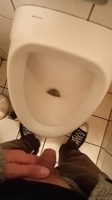 little dick pee peeing piss pissing work gif
