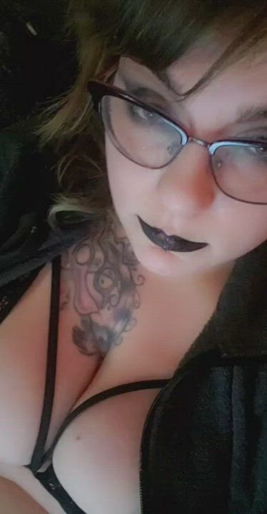 Chubby Spit Tits gif