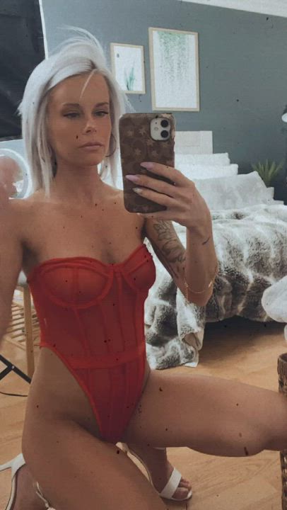 Blonde Lingerie OnlyFans gif