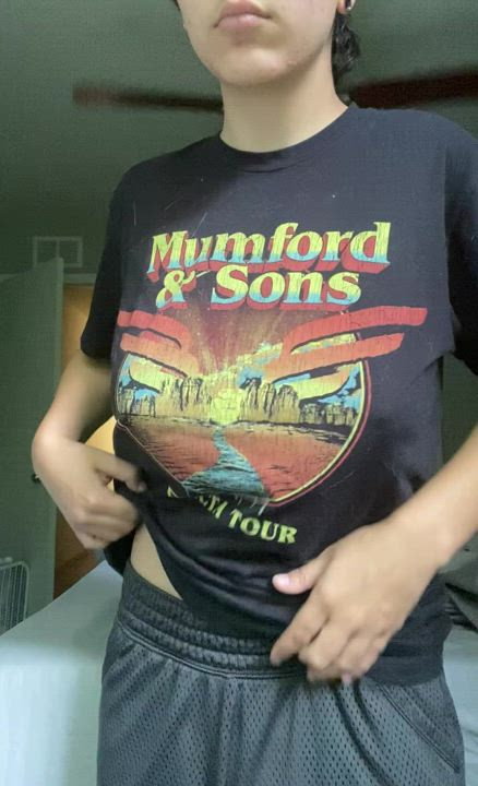 My boy tits are feelin a bit heavy, can you hold them for me? 🥵