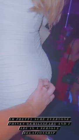 ass blonde spanking gif