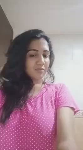 Cute teen stripping