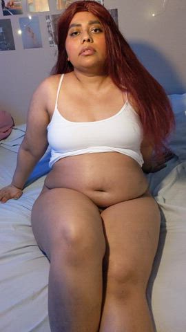 BBW Chubby Indian MILF Nude gif