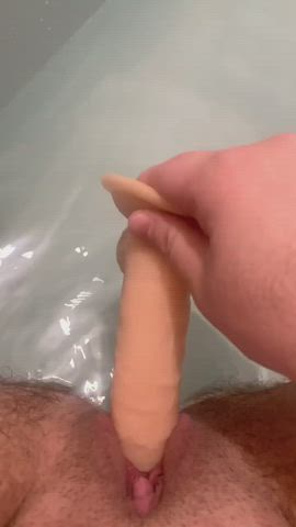 dildo masturbating pussy sex toy solo tight pussy trans gif