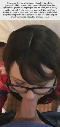 With Great powers...comes big fat cocks to suck on