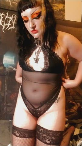 lingerie tits titty drop undressing gif