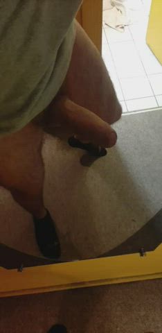 Big Dick Foreskin Masturbating Penis Thick Cock Uncut gif