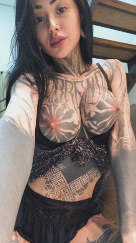 big tits latina tits gif